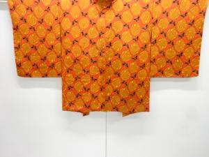 未使用品　抽象鳥・蝶模様羽織